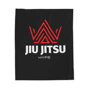 Jiu Jitsu Hype Velveteen Plush Blanket