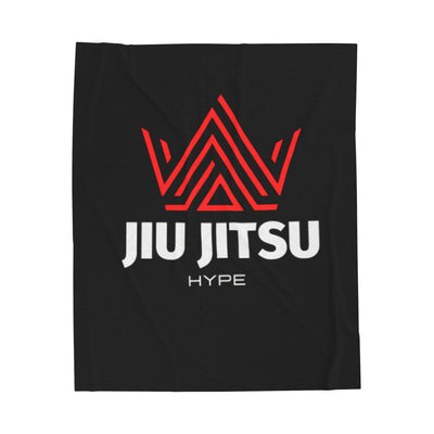 Jiu Jitsu Hype Velveteen Plush Blanket