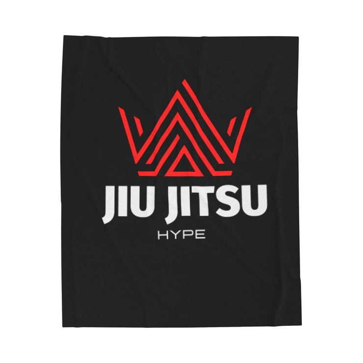 Jiu Jitsu Hype Velveteen Plush Blanket