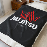 Jiu Jitsu Hype Velveteen Plush Blanket