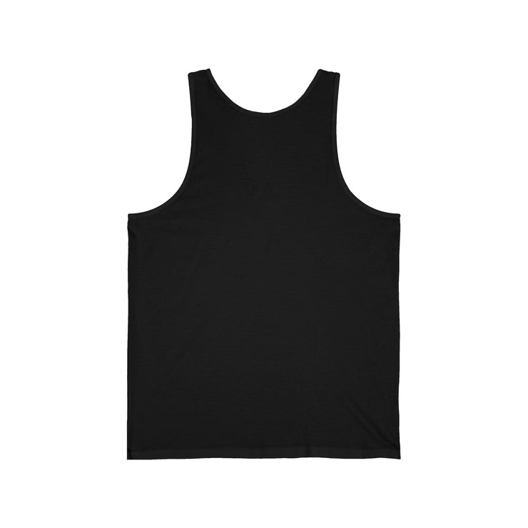 Motivational Unisex Jersey Tank - Control What You Can Submit - Perfect for Fitness & Mindfulness